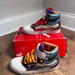 Puma Sky II Hi Metallic Casual Shoes Women's Size 7.5